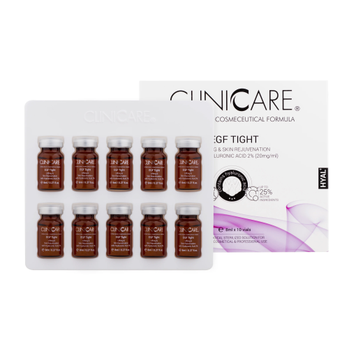 Cliniccare Odą atjauninantis ir stangrinantis kokteilis EGF TIGHT LIFTING VIA 8ml, 1 vnt.