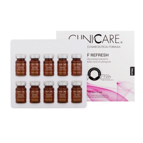 Cliniccare Atjauninantis ir revitalizuojantis odos kokteilis EGF REFRESH REJUVENATION VIAL 8ml, 1 vnt.