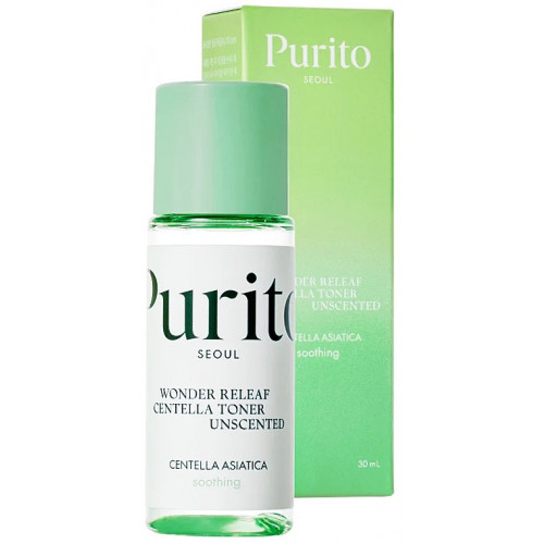 Purito Centella Unscented Toner Bekvapis veido tonikas, 30ml