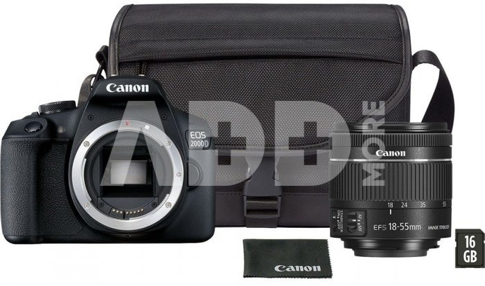 Canon EOS 2000D BK 18-55 IS EU26 VUK 2728C013