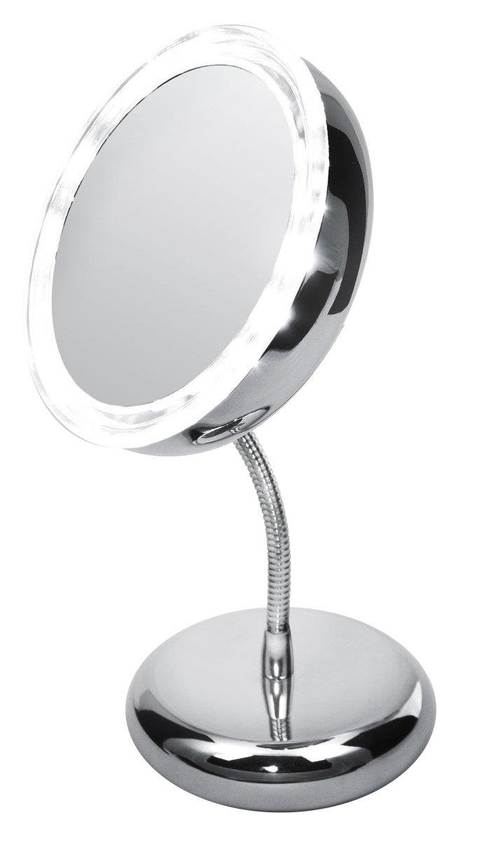 Veidrodis Adler  Mirror  AD 2159  15 cm  LED mirror  Chrome