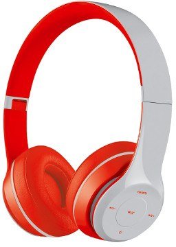 Omega Freestyle wireless headset FH0915, grey/red