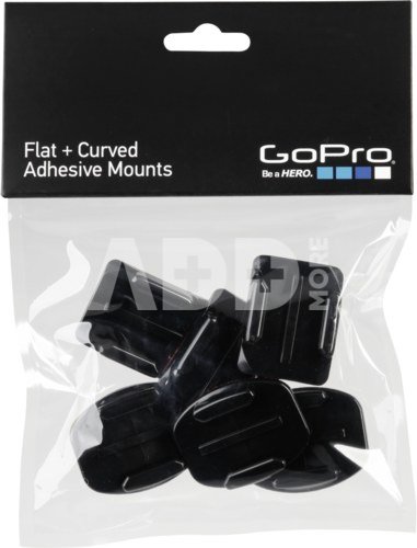 GoPro Curved lenktų ir Flat plokščių lipnių sagčių komplektas