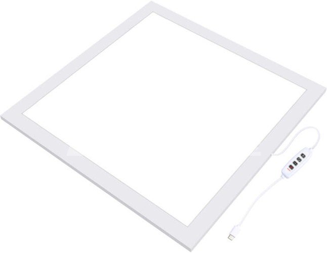 Photography Shadowless Light Lamp Panel PULUZ 1200LM LED 33.3cm x 33.3cm Effective Area