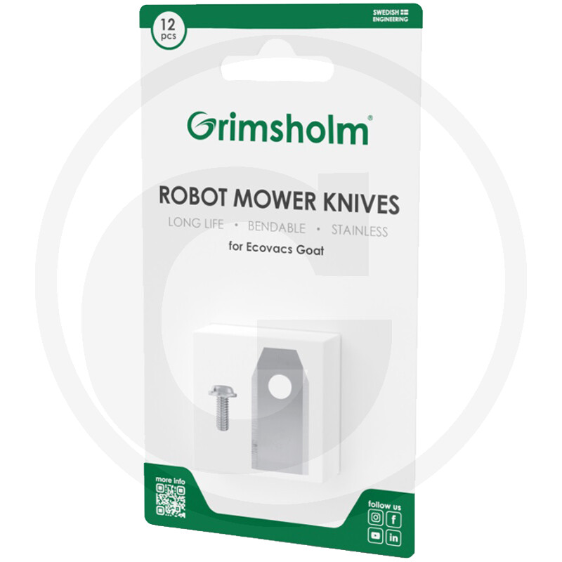 Vejos robotų Ecovacs Goat peiliukai 12vnt. Grimsholm