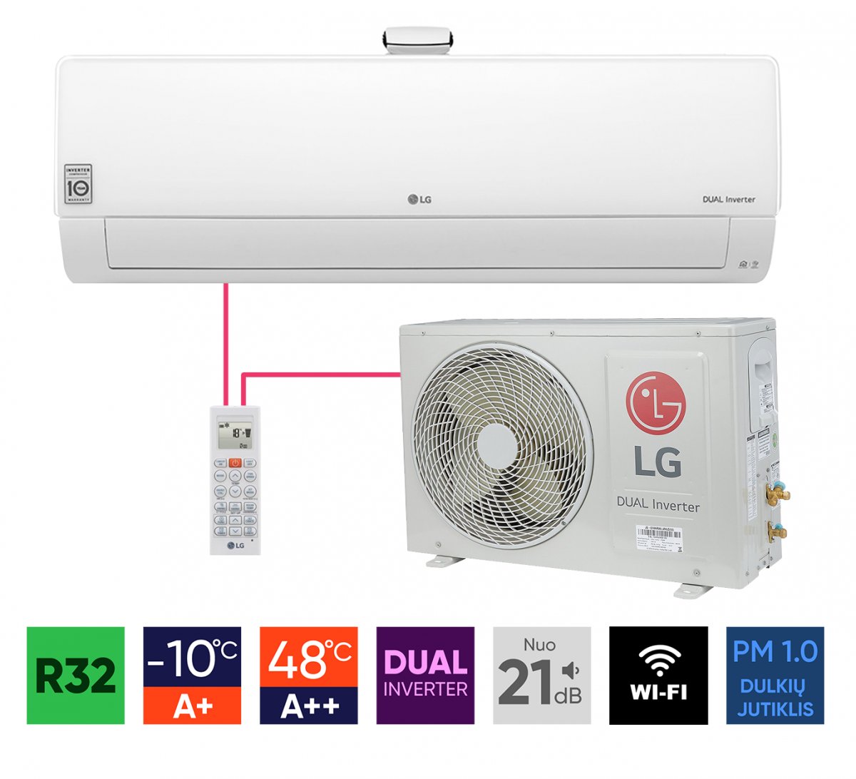 LG Dualcool mono kompl. 9