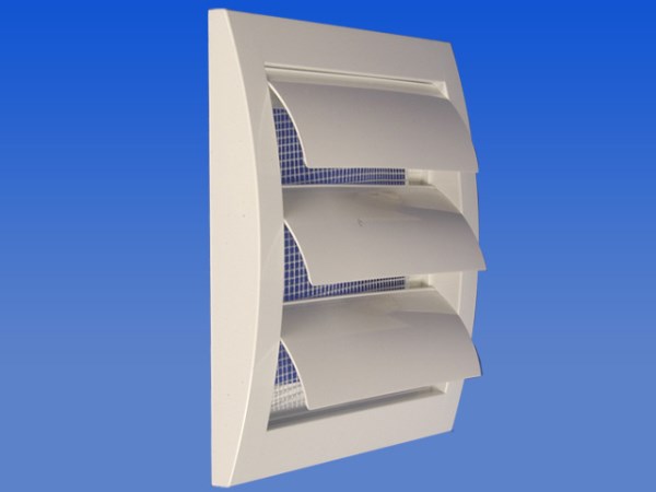 Grotelės ventiliacinės plastikinės 190 x 190 mm d 150 mm ND15Z Europlast