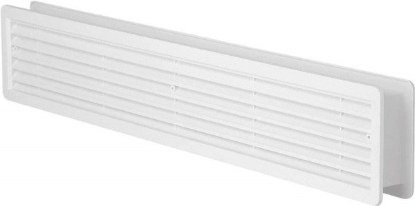 Grotelės ventiliacinės durims plastikinės 2 vnt VM50090 500 x 90 mm Haco