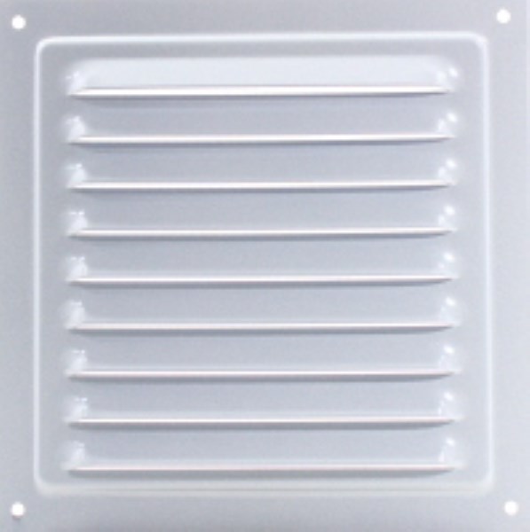 Grotelės ventiliacinės metalinės 125 x 125 mm MVM125SP pilkos spalvos Vents