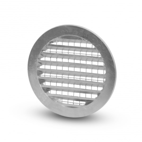 Grotelės ventiliacinės aliumininės Ø 200 x 200 mm apvalios Alnor
