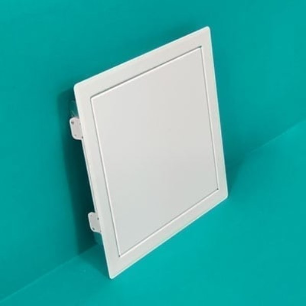 Durelės revizinės plieninės FZN 200 x 200 mm baltos Glori