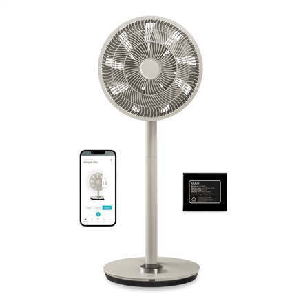 Ventiliatorius Duux  Fan with Battery Pack  Whisper Flex Smart  Stand Fan  Greige  Diameter 34