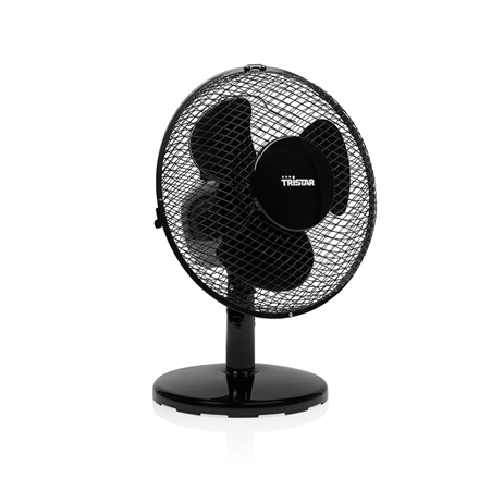 Ventiliatorius Tristar  Desk fan  VE-5722  Desk fan  Black  Diameter 23 cm  Number of speeds 2