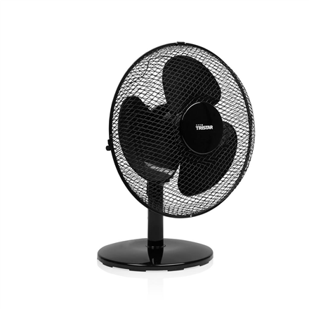 Ventiliatorius Tristar  Desk fan  VE-5725  Desk fan  Black  Diameter 30 cm  Number of speeds 3