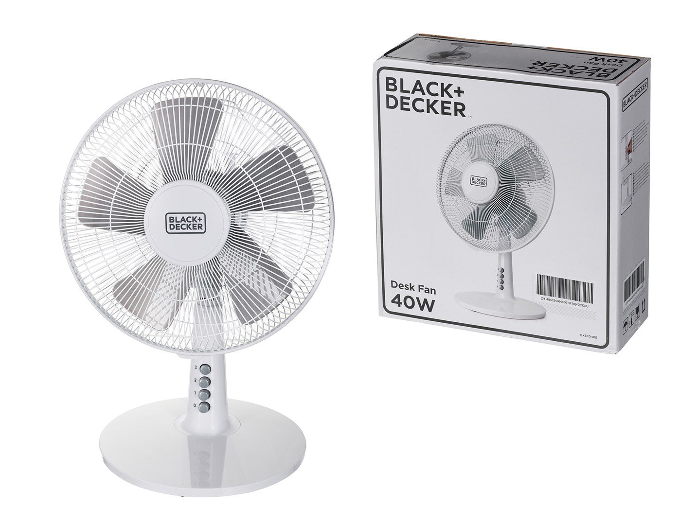 Buitinis ventiliatorius Black&Decker BXEFD40E Balta