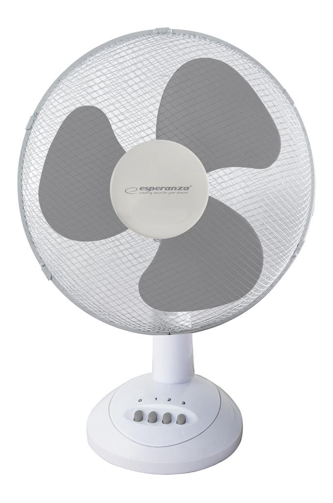 Ventiliatorius ESPERANZA EHF003WE, stalinis, balta / pilka 30 cm