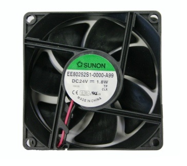 Ventiliatorius 80x80x25mm 24VDC 1.8W 69.6m³/h 33dBA su įv. SUNON RoHS