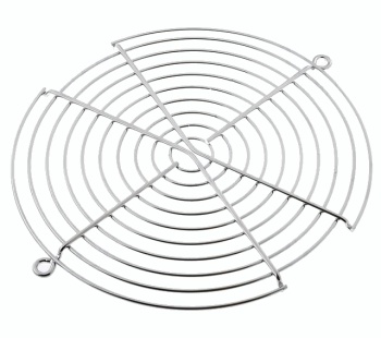Grotelės ventiliatoriui 172x151mm ovalo formos metalinės