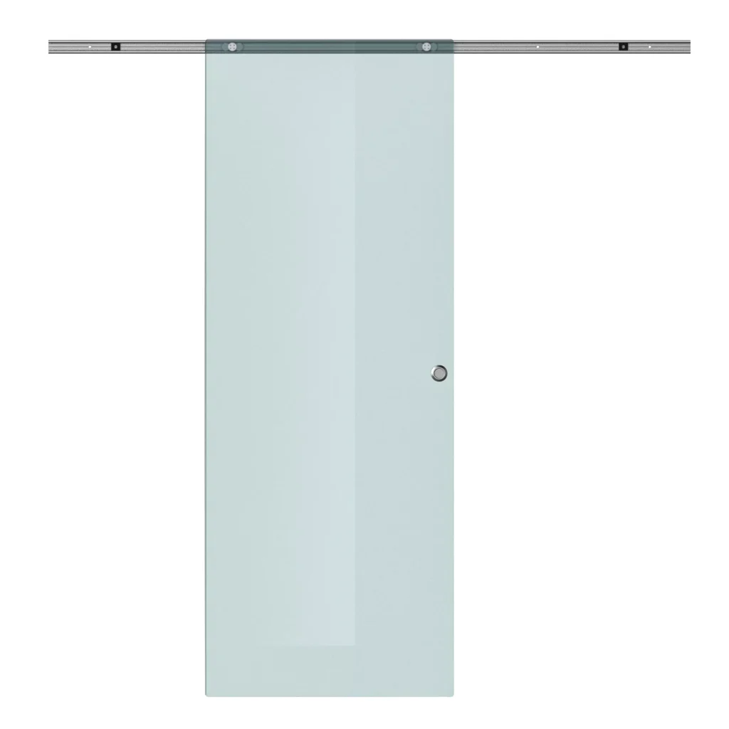 Stumdomos stiklinės durys, matinis stiklas, 775/900/1025x2050 mm