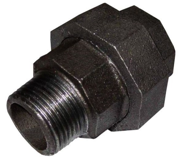 Sujungimas išardomas juodo metalo 11/2" v/i