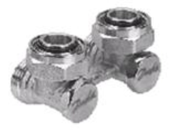 Ventilis H radiatoriui 1/2" 3/4" kampinis Danfoss