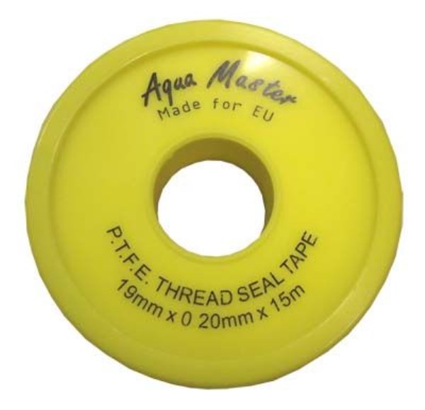 Juosta sandarinimo tefloninė P.T.F.E. 19 mm x 0,2 mm 15 m Remer
