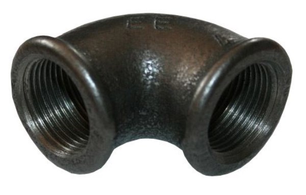 Alkūnė vandentiekio ir šilumos sistemoms montuoti E.E. juodo metalo 1" 1/2" v/v
