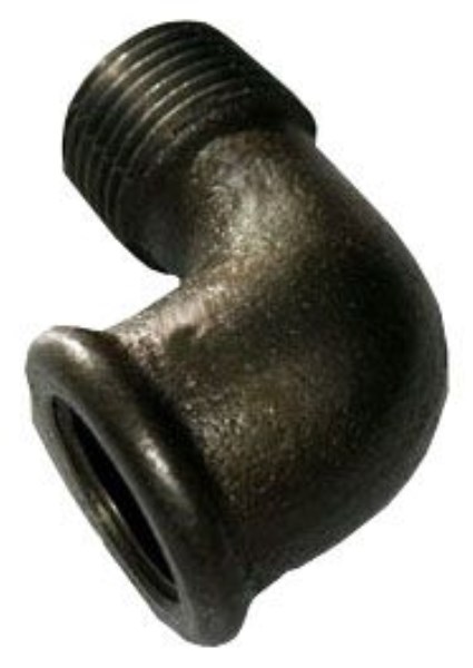 Alkūnė vandentiekio ir šilumos sistemoms montuoti E.E. juodo metalo 2" v/i