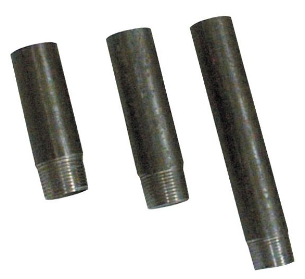 Vienasriegis juodo metalo 2" x 60 mm