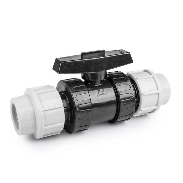 Rutulinis vožtuvas PE vamzdžiui 32 x ø 32 mm