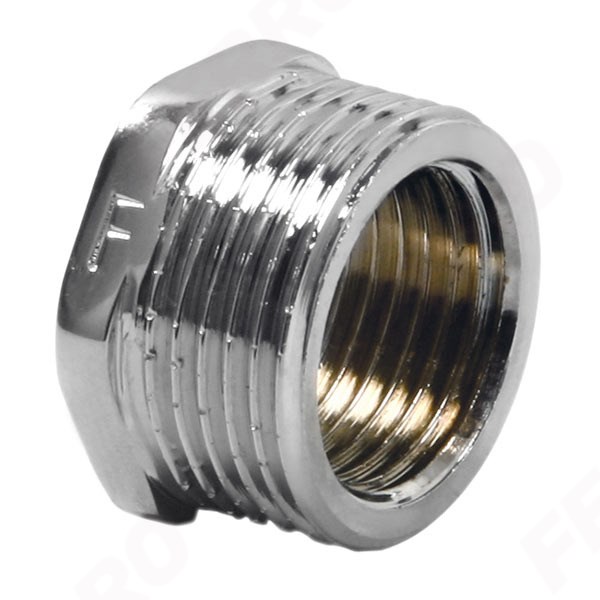 Redukcija bronzinė chromuota 3/4""x1/2"
