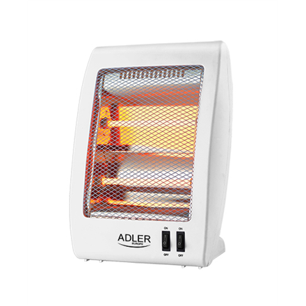 Infraraudonųjų spindulių šildytuvas Adler Heater AD 7709 Halogen Heater, 800 W, Number of power leve