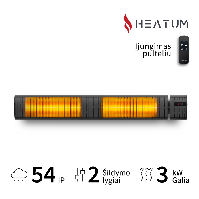 Infrared šildytuvas Heatum H3000R EMPIRE