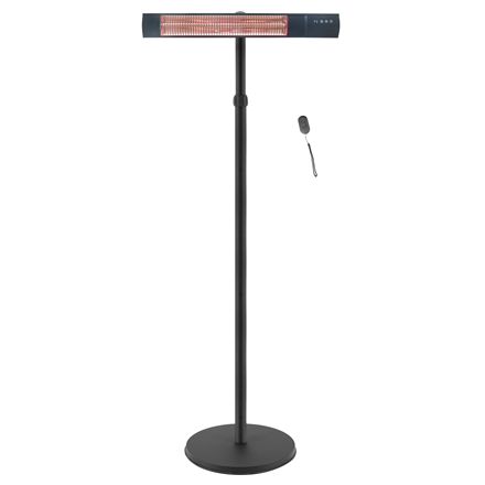 TunaBone Electric Standing Patio Heater, Single carbon golden tube  TB2580ST-01  Patio