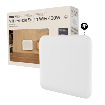 Šildytuvas Mill Invisible Smart WiFi Heater  PA400WIFI4  Panel Heater  400 W  Suitable for rooms