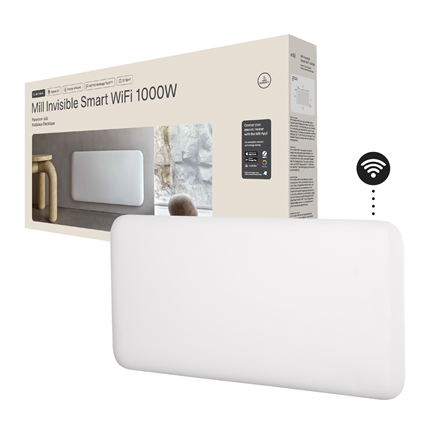 Šildytuvas Mill Invisible Smart WiFi Heater  PA1000WIFI4  Panel Heater  1000 W  Suitable for roo