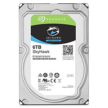 6TB SEAGATE SURVEILLANCE SKYHAWK 3.5“, HDD SATA 6TB