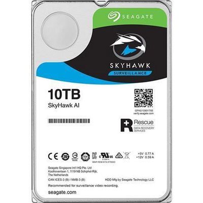 10TB SEAGATE SURVEILLANCE SKYHAWK 3.5“, HDD SATA 10TB SATA 6G