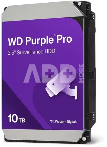 Western Digital WD Purple Pro Surveillance, 10TB, 3.5", HDD | Western Digital
