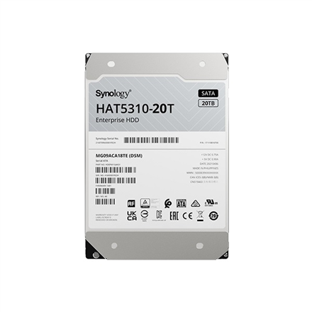 Vidinis kietasis diskas HDD Synology Hard Drive  HAT5310-20T  7200 RPM  20000 GB