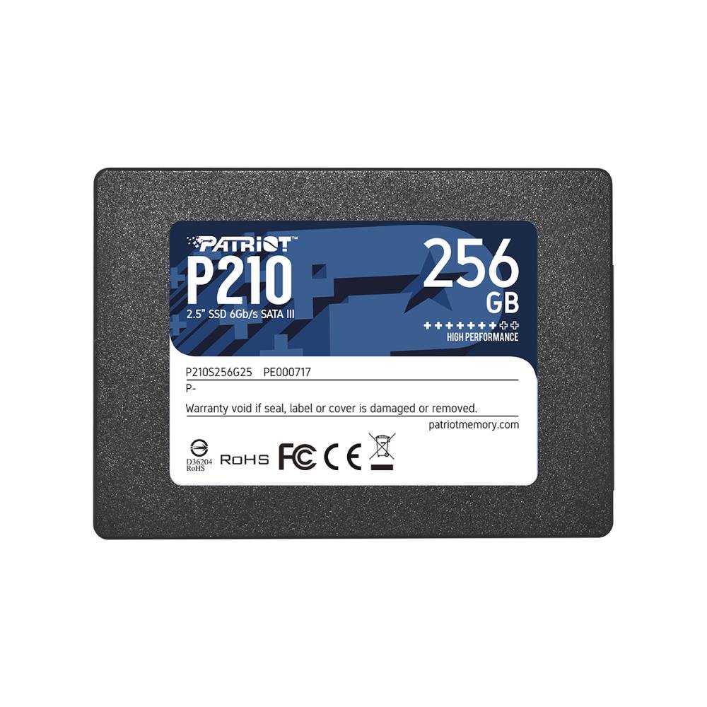 Vidinis kietasis diskas SSD PATRIOT PATRIOT P210 SSD 256GB SATA 3 Internal Solid State Drive 2.5inch