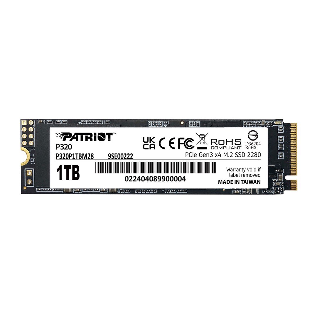 Vidinis SSD PATRIOT VIPER P320 M.2 PCI-Ex4 NVMe 512GB 3GB/S (P320P512GM28)