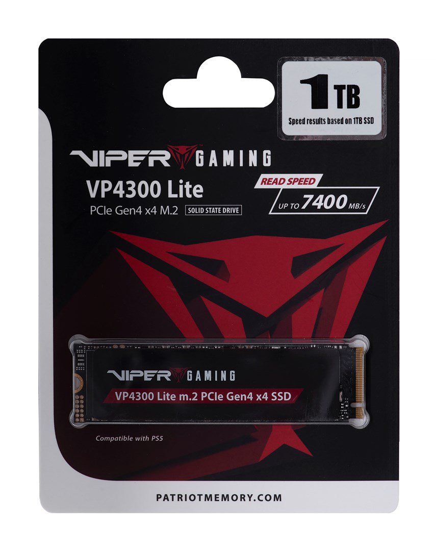 Vidinis kietasis diskas SSD PATRIOT VP4300L1TBM28H