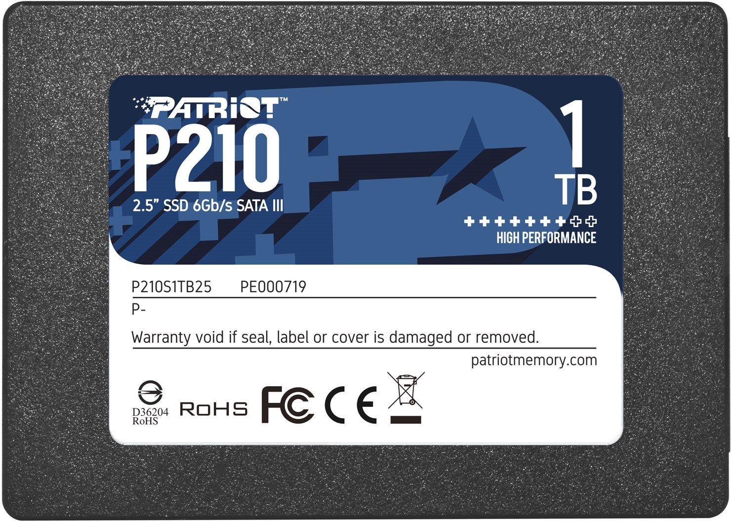 Vidinis kietasis diskas SSD PATRIOT P210S1TB25