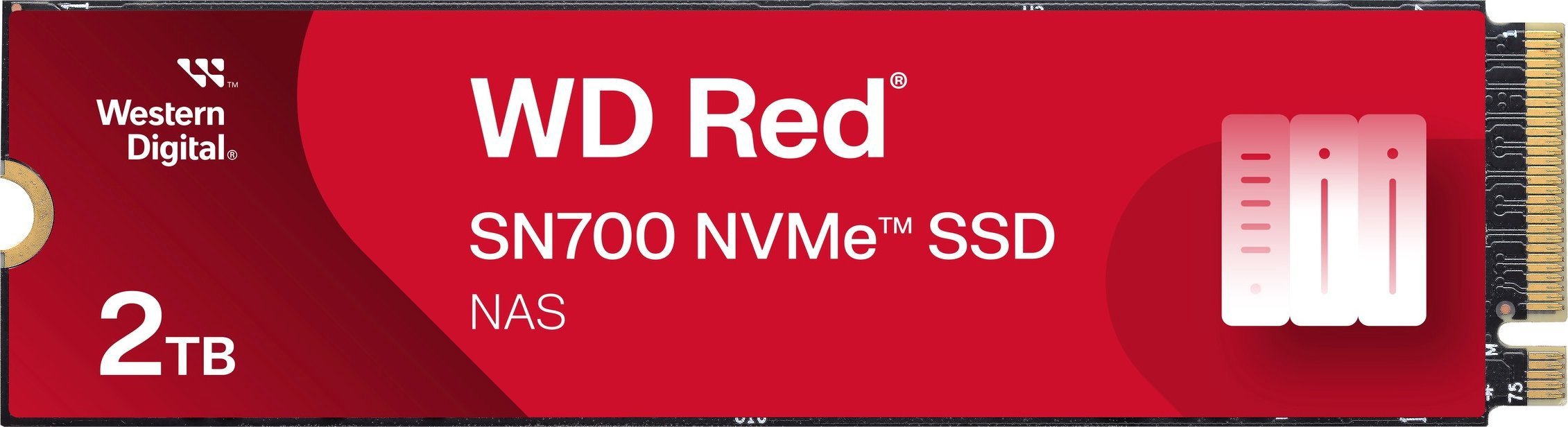 SSD WD Red SN700 2TB M.2 2280 PCI-E x4 Gen3 NVMe (WDS200T1R0C)