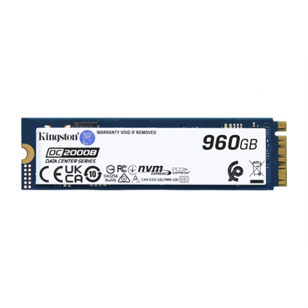 Vidinis kietasis diskas SSD Kingston SSD  DC2000B  960 GB  SSD form factor M.2 2280  Solid-state