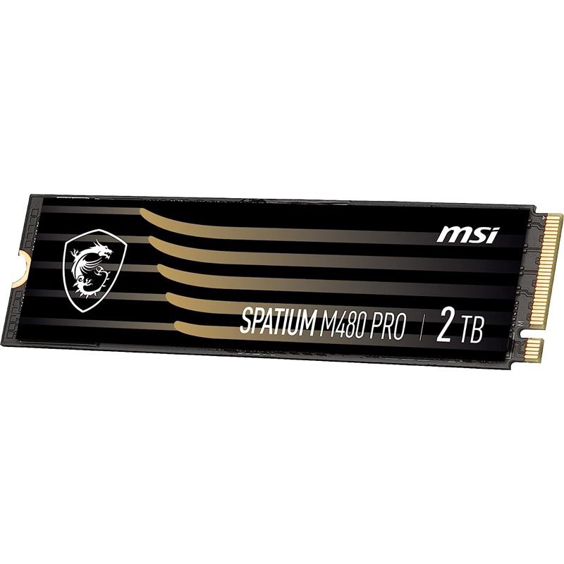 MSI SPATIUM M480 PRO PCIE 4.0 NVME M.2 2TB SSD diskas PCI Express 4.0 3D NAND