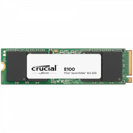 Kietasis diskas Crucial E100 1TB SSD PCIe 4.0 Gen4 M.2 2280 NVMe, Read/Write: 5000/3000 MB/s