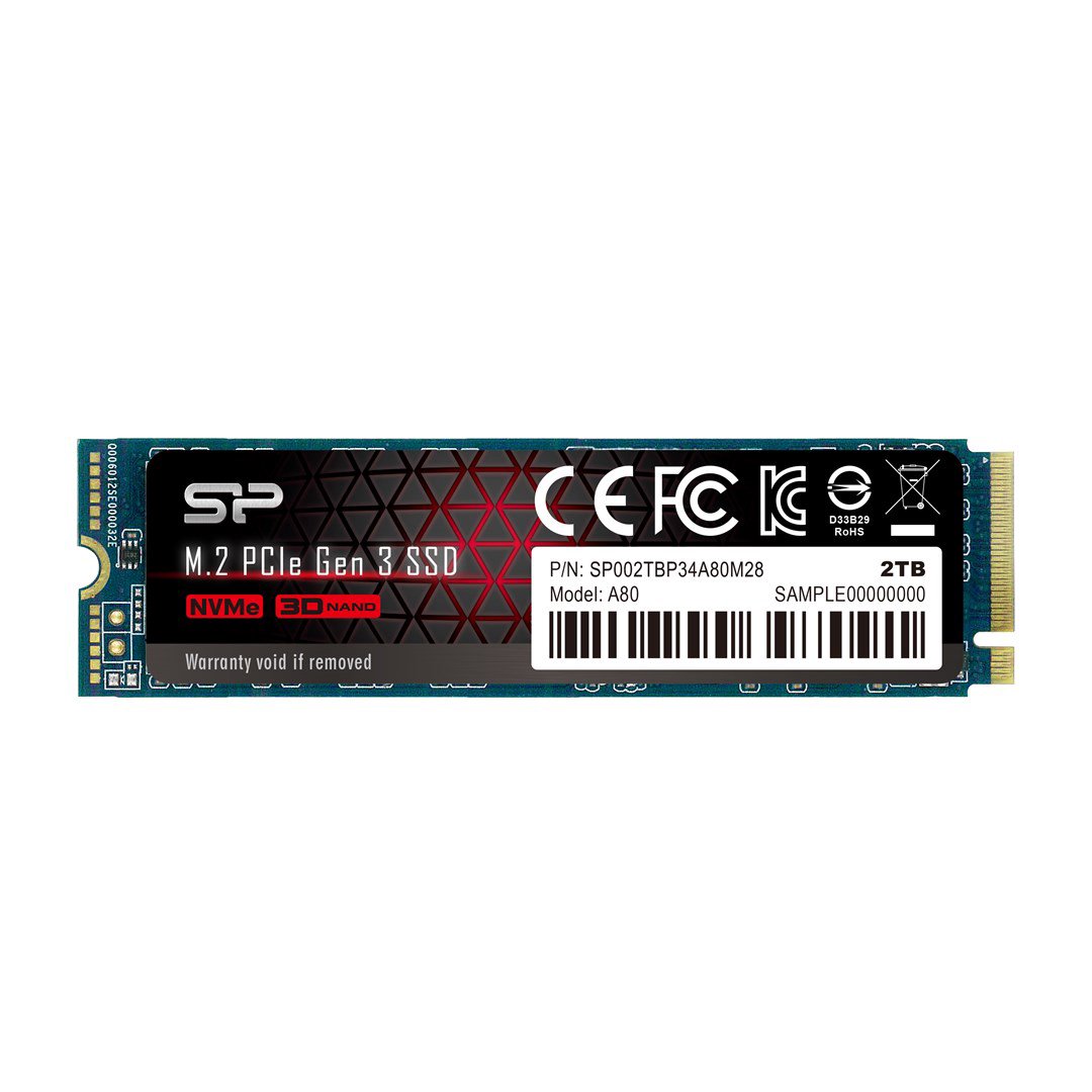 Vidinis kietasis diskas SSD SILICON POWER SP002TBP34A60M28