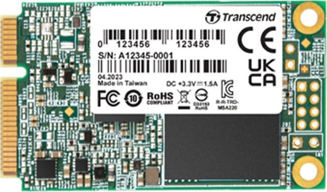 SSD Transcend 220S 64GB mSATA SATA III (TS64GMSA220S)